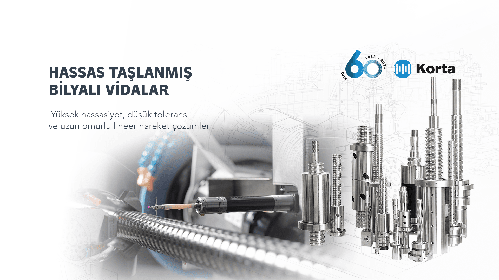 Yüksek Hassasiyetli Bilyalı Vidalar
